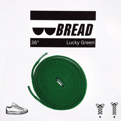 Lucky Green Shoe Laces from Bread