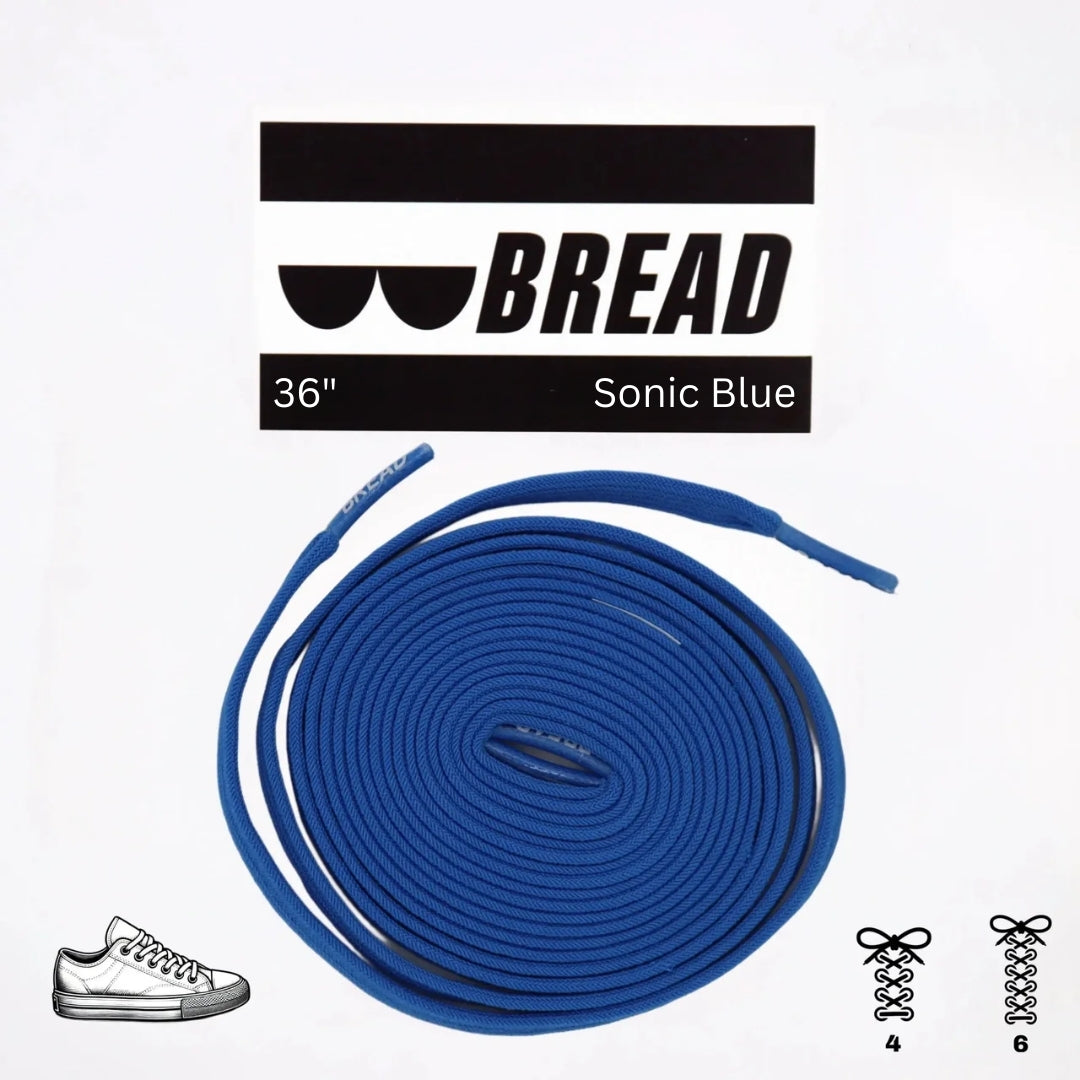 Sonic Blue Shoe Laces from Bread