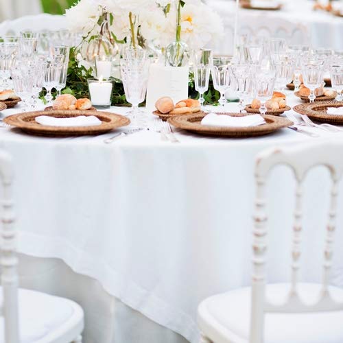 Fennco Styles Hemstitch Border Linen-Cotton Table Linens