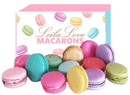 Leilalove Macarons - 12 Gourmet Macarons dozen flavors