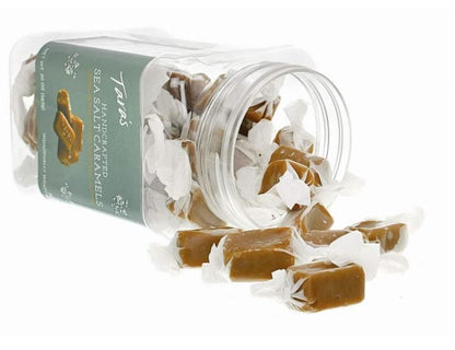 Tara's Gourmet Sea Salt Caramels | Hand Crafted All Natural Candy | Creamy & Individually Wrapped with Real Butter (20 oz)