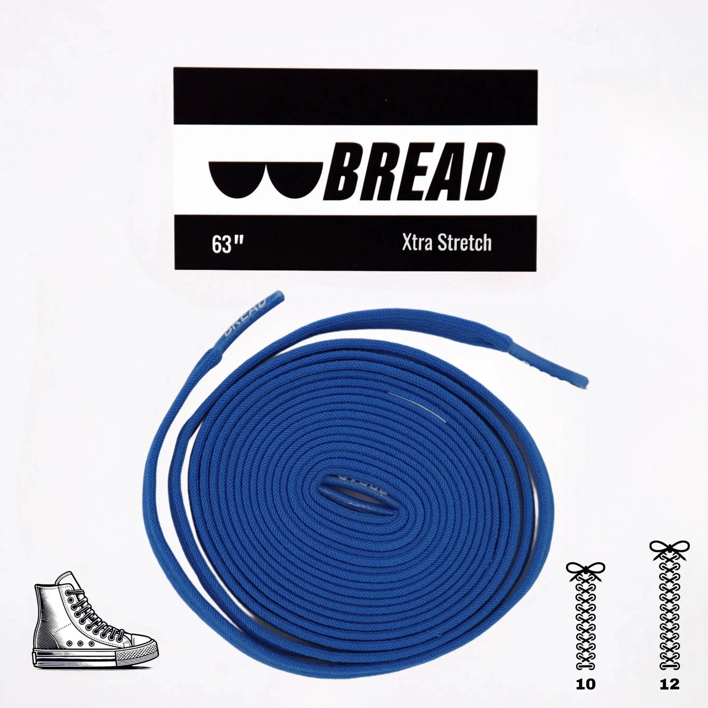 Sonic Blue Shoe Laces from Bread