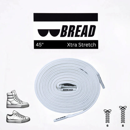 Cloud White Shoe Laces from Bread