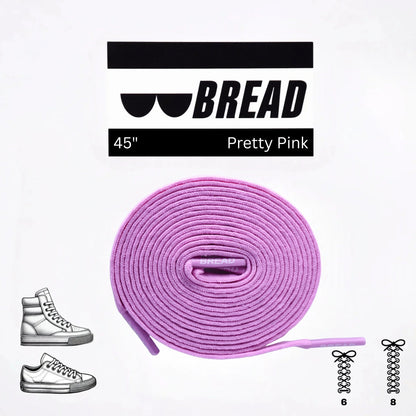 Pretty Pink Shoe Laces from Bread