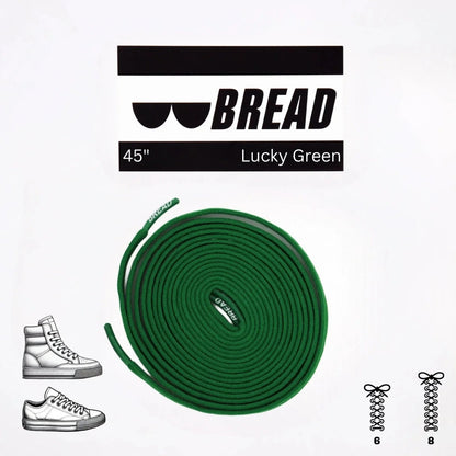 Lucky Green Shoe Laces from Bread