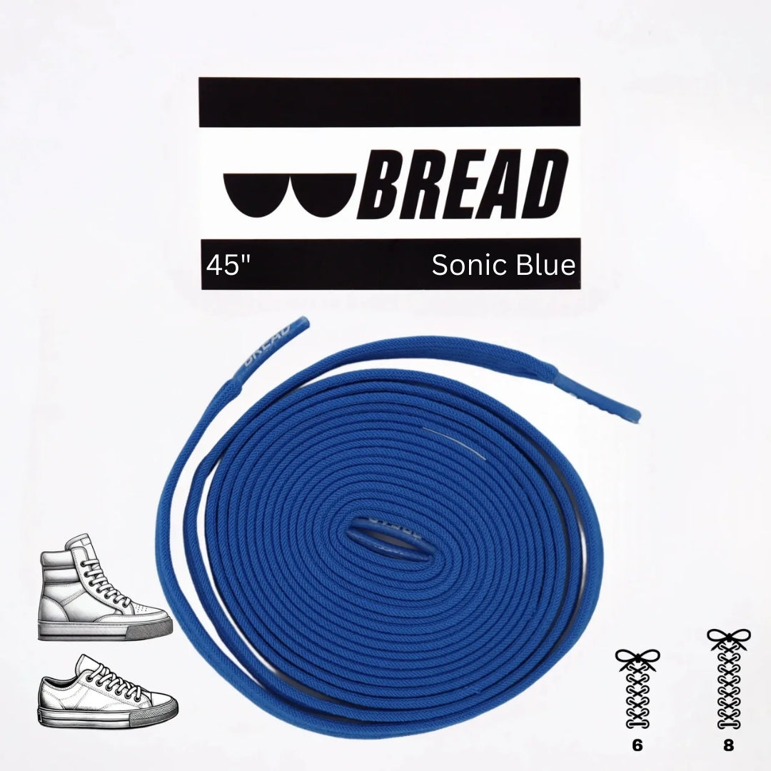 Sonic Blue Shoe Laces from Bread