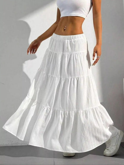 Flowy Tiered Maxi Skirt