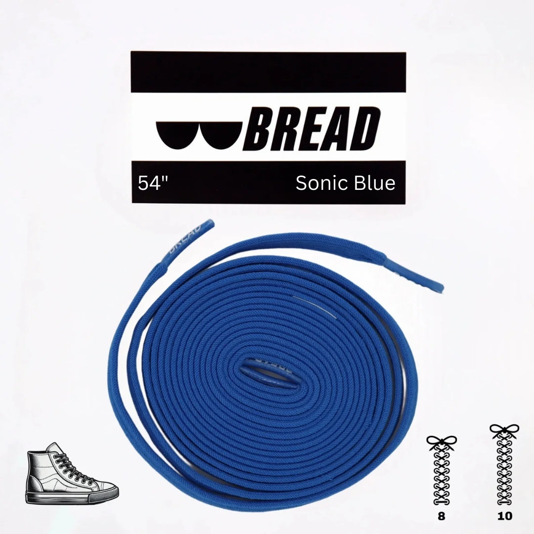Sonic Blue Shoe Laces from Bread