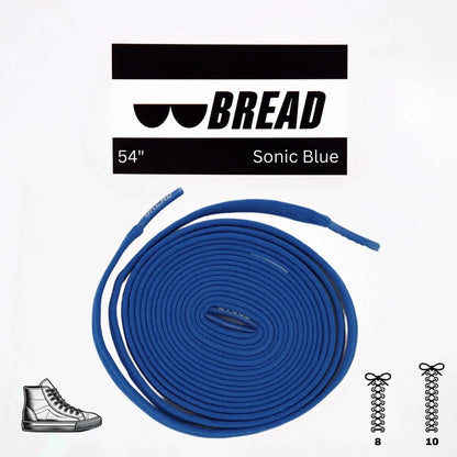 Sonic Blue Shoe Laces from Bread