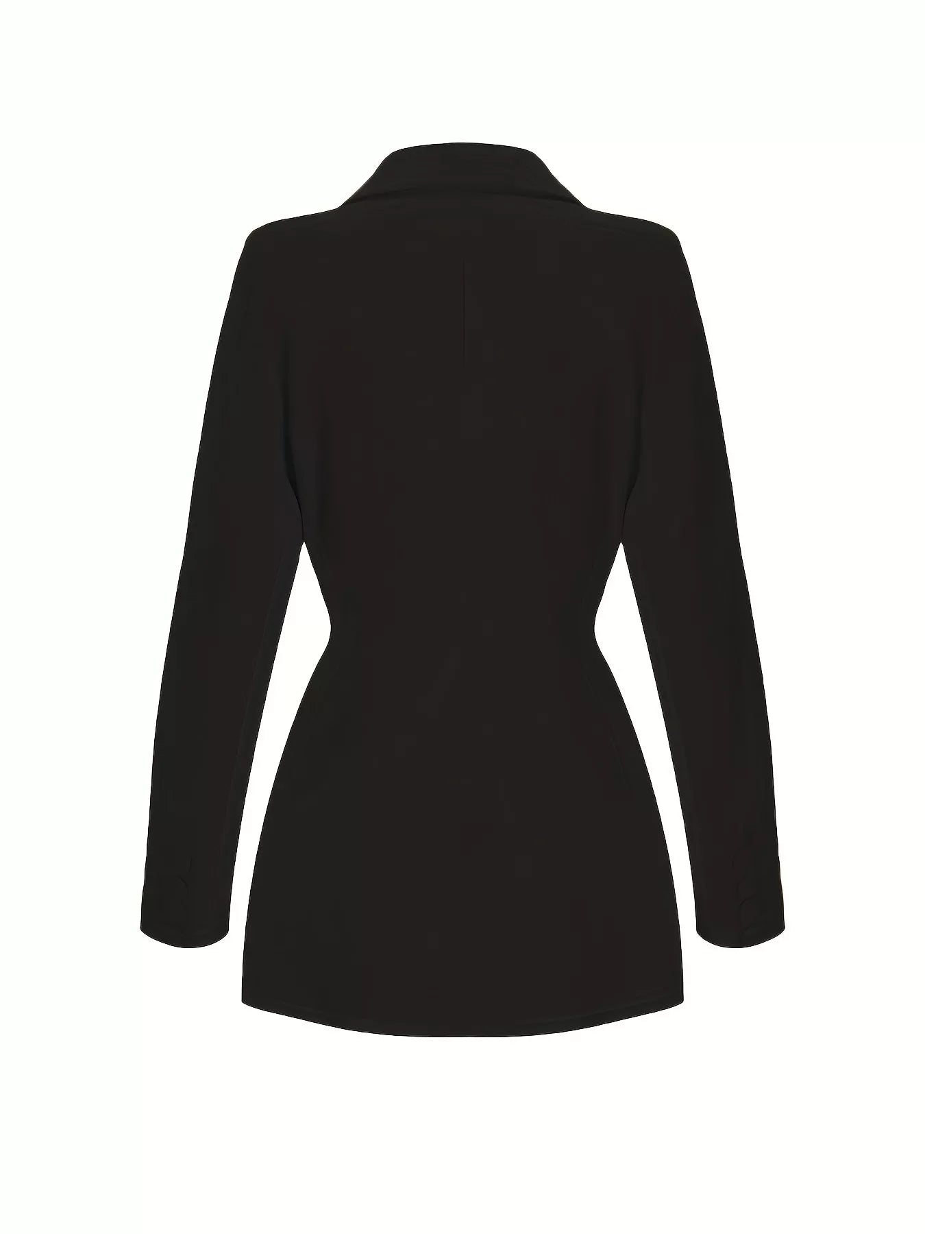 Black coat on a white background