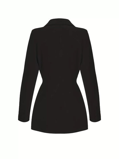 Black coat on a white background