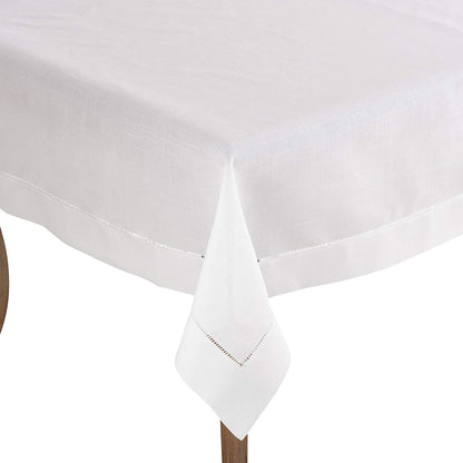 Fennco Styles Hemstitch Border Linen-Cotton Table Linens