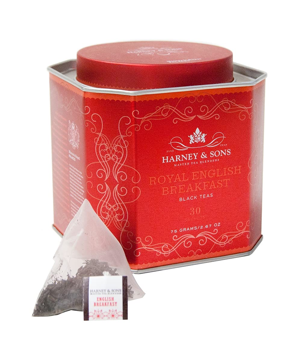 Harney & Sons Royal English Breakfast Tea 30 Sachets, Historic Royal Palaces Collection