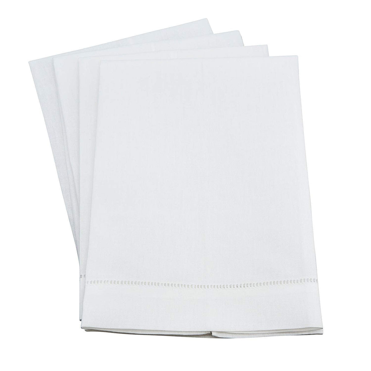 Fennco Styles Hemstitch Border Linen-Cotton Table Linens