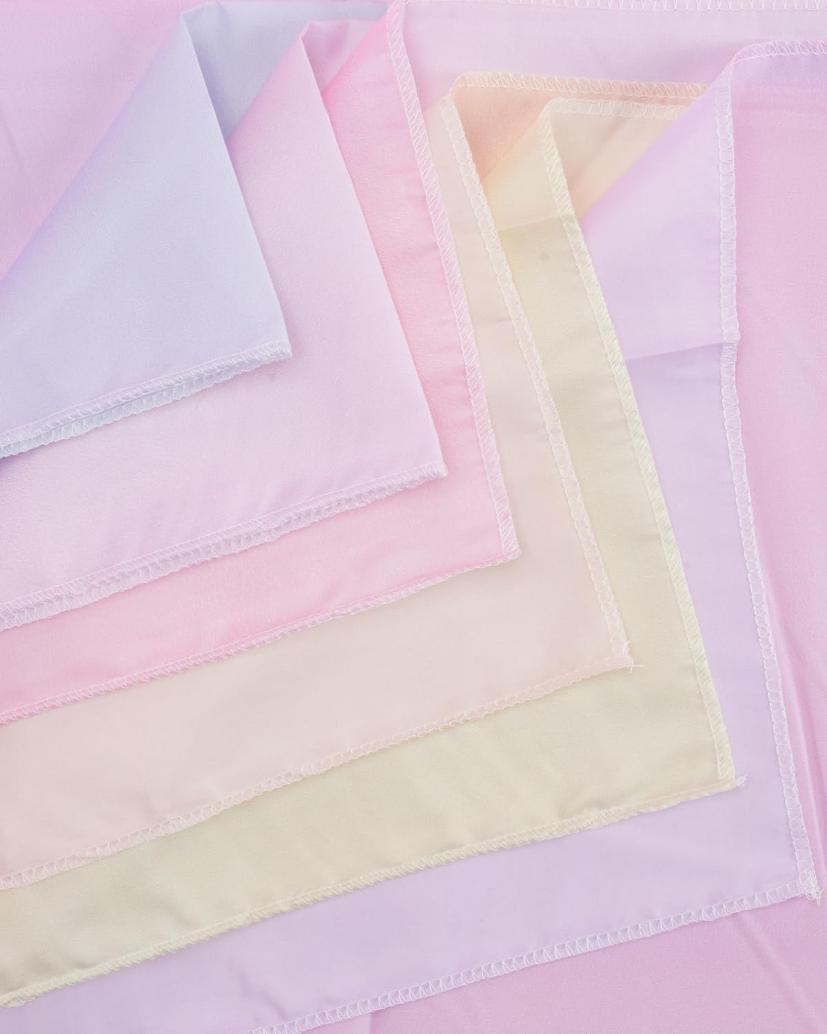 xo, Fetti Pastel Gradient Washable Tablecloth - 9 ft. | Birthday Party Decorations, Bachelorette Party Supplies, Rainbow Baby Shower, Pastel Preppy, Tableware