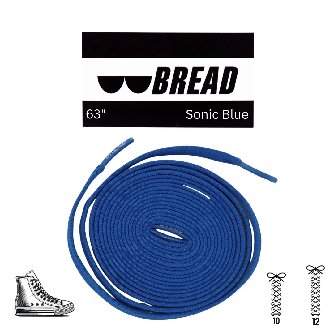 Sonic Blue Shoe Laces from Bread