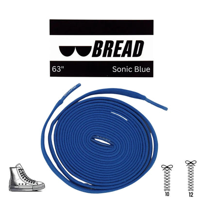Sonic Blue Shoe Laces from Bread