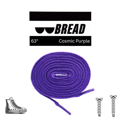 Cosmic Purple Shoe Laces from Bread