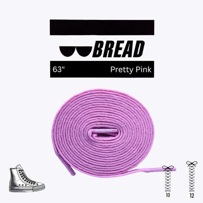 Pretty Pink Shoe Laces from Bread