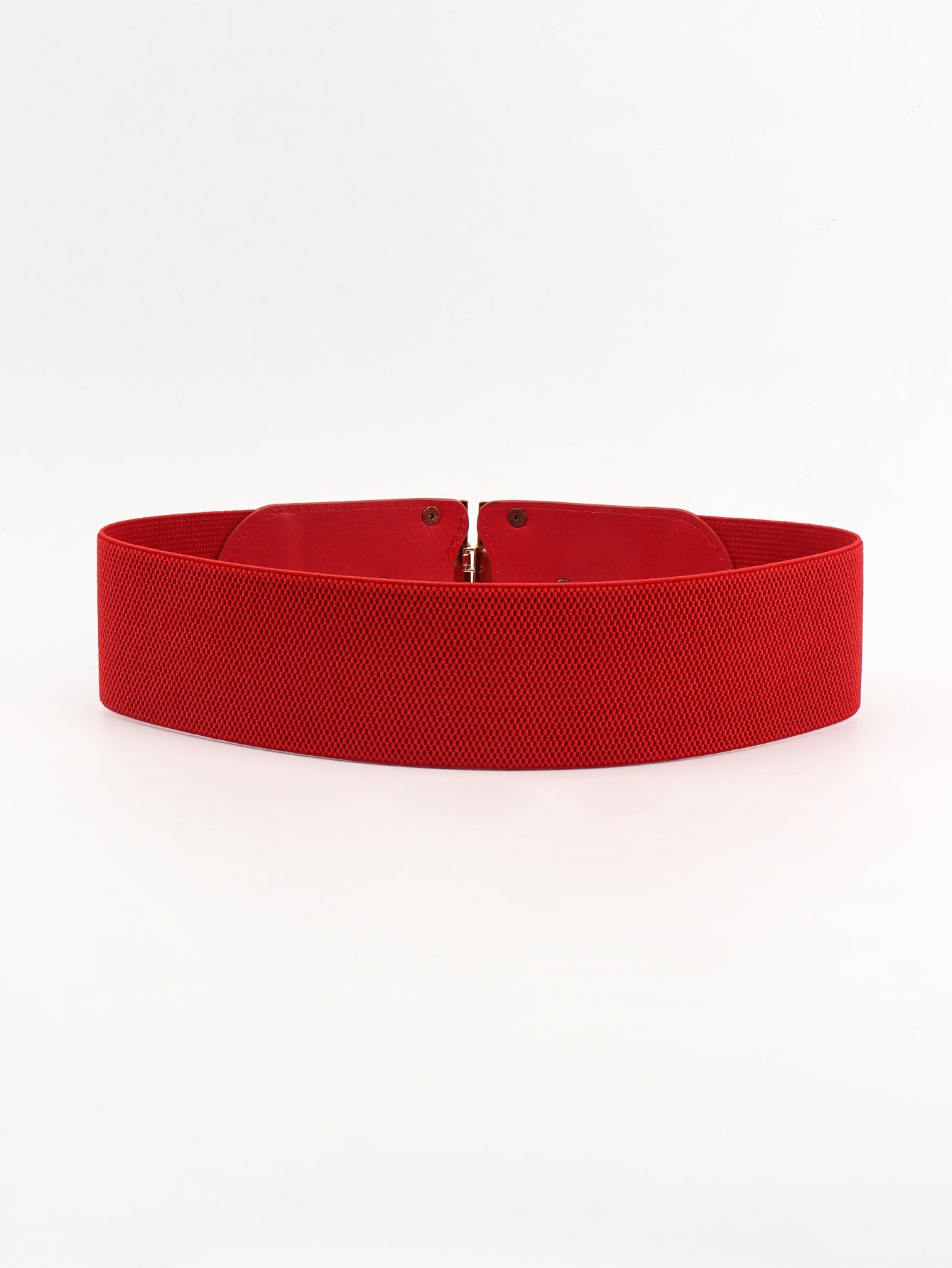 Red belt on a white background