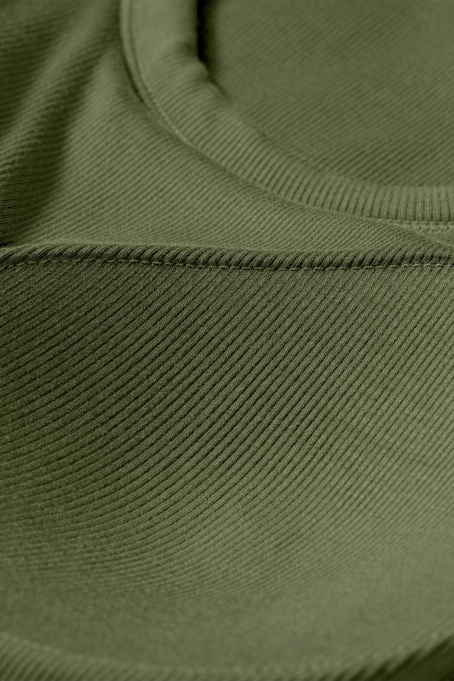Close-up of a green fabric texture