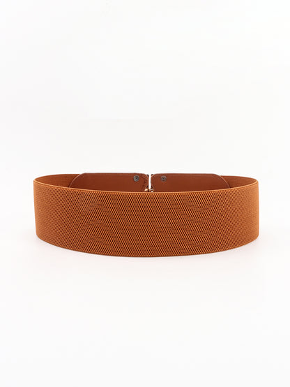 Brown belt on a white background