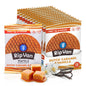 Rip Van Wafels Dutch Caramel & Vanilla Stroopwafels, Healthy Snacks, Non-GMO, Low Calorie, Low Sugar (3g), Office Snacks, Keto Friendly, 12 Count