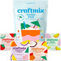 Craftmix Variety Pack, Makes 12 Drinks, Skinny Cocktail Mixers, Mocktails Non-Alcoholic Drinks - Made With Real Fruit - Vegan Low-Carb, Low-Sugar, Non-GMO, Dairy Free, Gluten Free, Easy to Mix