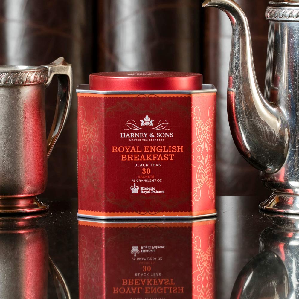 Harney & Sons Royal English Breakfast Tea 30 Sachets, Historic Royal Palaces Collection