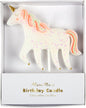 Meri Meri Unicorn Glitter Candle (Pack of 1)