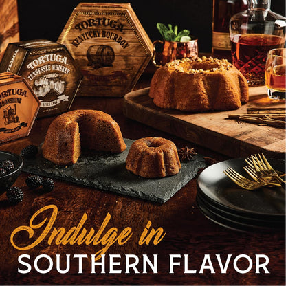 TORTUGA Provenance Rum Cake Variety Pack – 4 oz. - 6 Pack - The Perfect Premium Gourmet Gift for Stocking Stuffers, Gift Baskets, and Christmas Gifts - Great Mini Cakes for Delivery