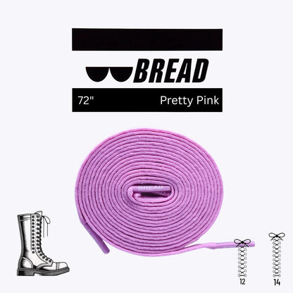 Pretty Pink Shoe Laces from Bread
