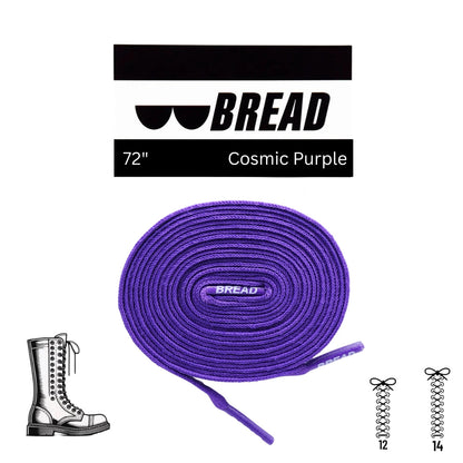 Cosmic Purple Shoe Laces from Bread