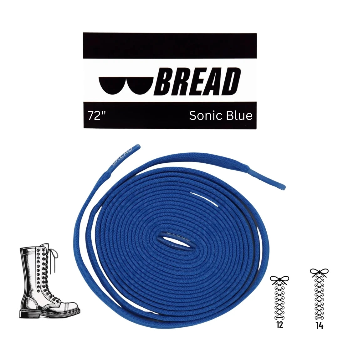 Sonic Blue Shoe Laces from Bread
