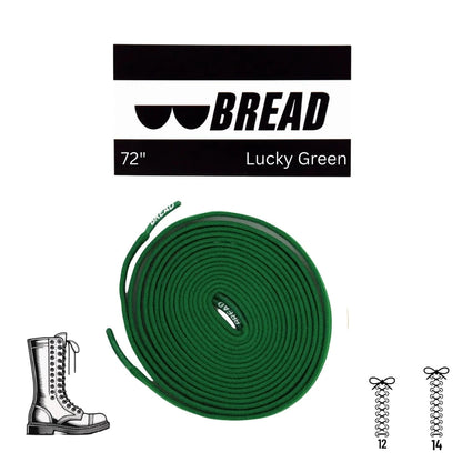 Lucky Green Shoe Laces from Bread