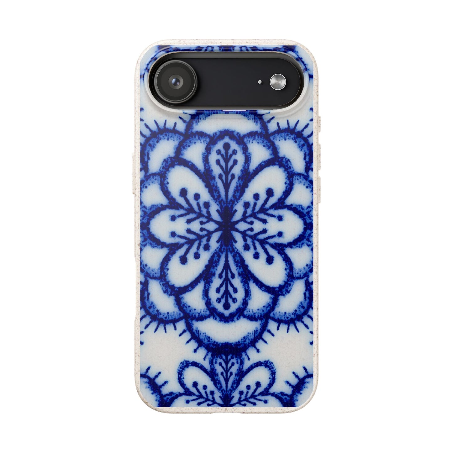 blue floral phone case
