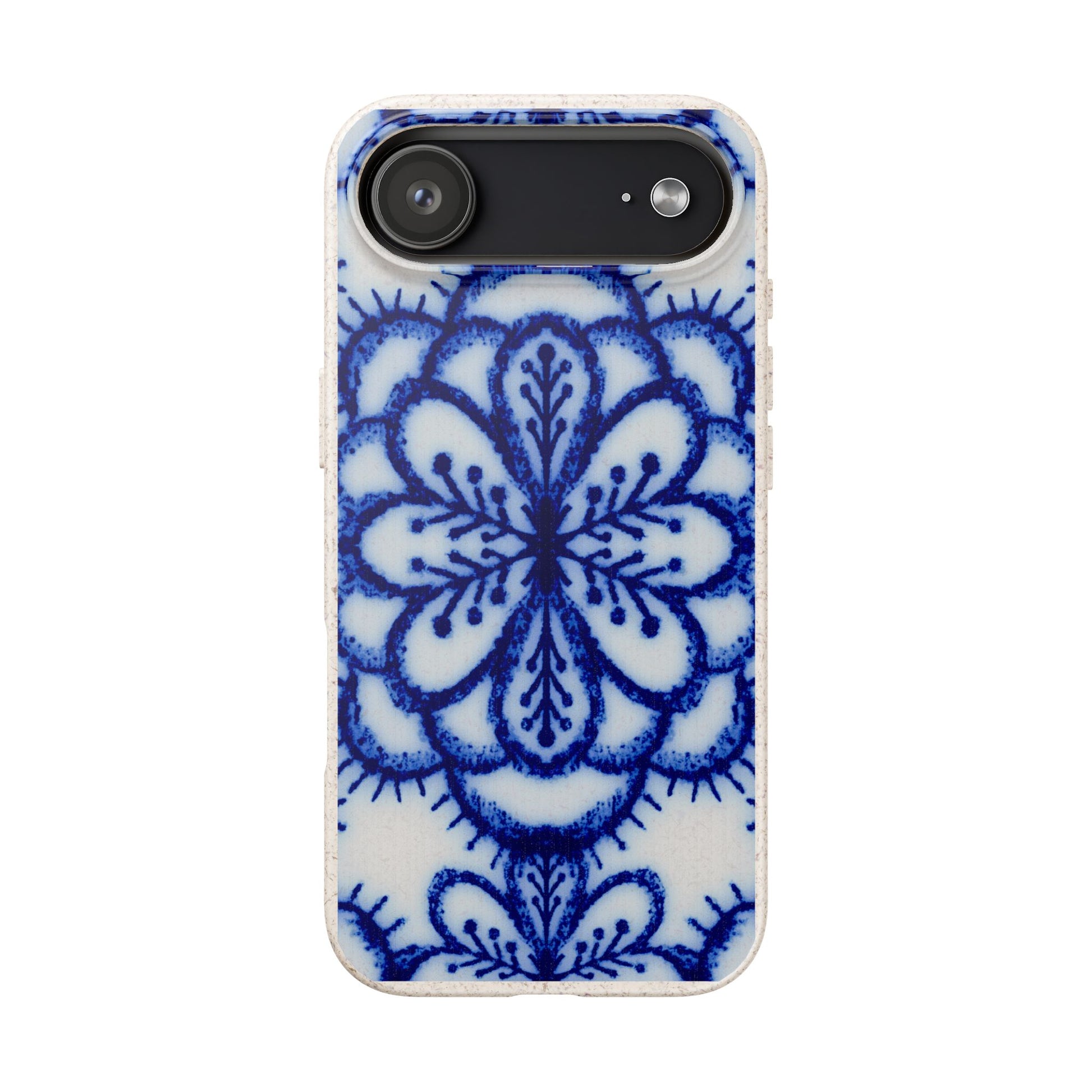 blue floral phone case