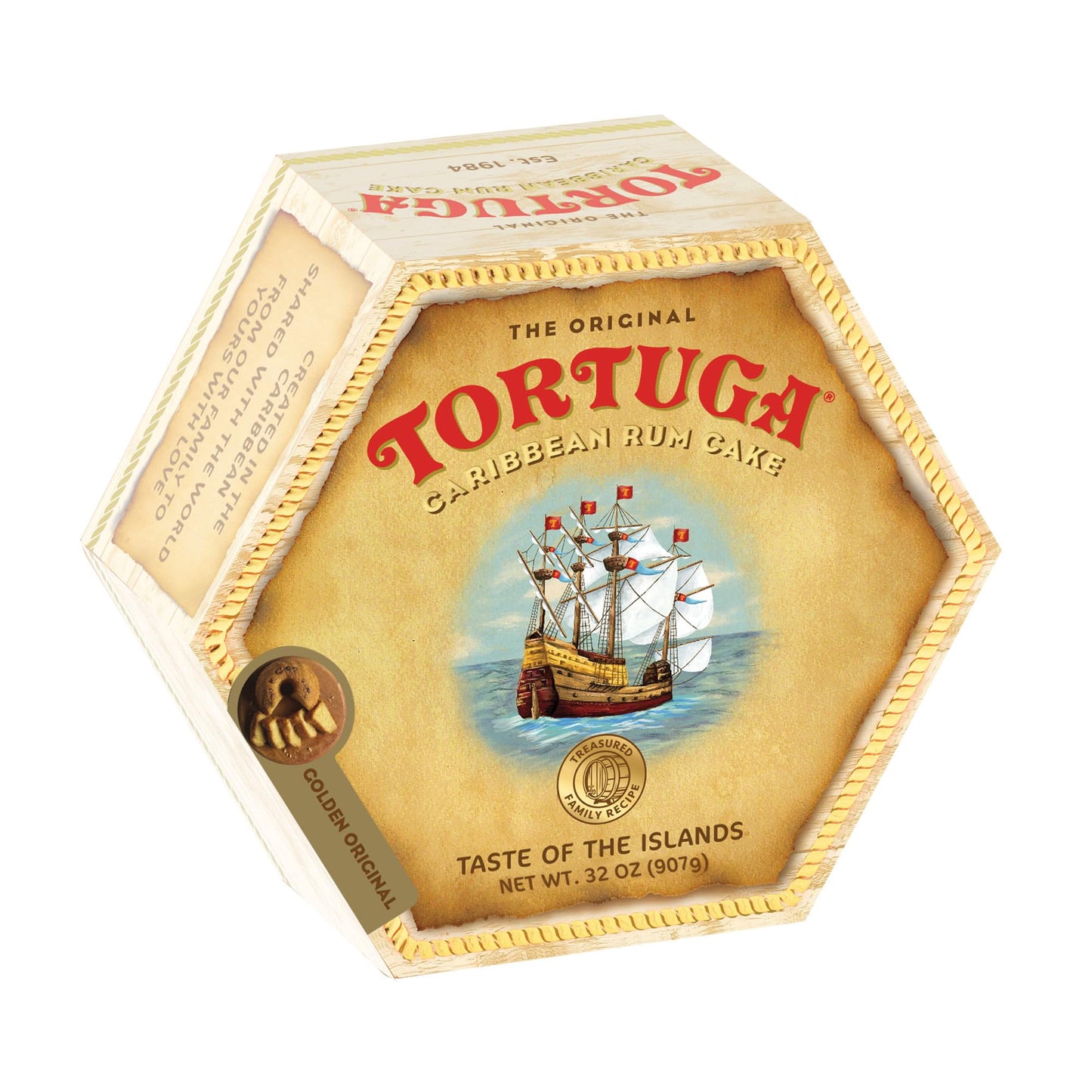 TORTUGA Provenance Rum Cake Variety Pack – 4 oz. - 6 Pack - The Perfect Premium Gourmet Gift for Stocking Stuffers, Gift Baskets, and Christmas Gifts - Great Mini Cakes for Delivery