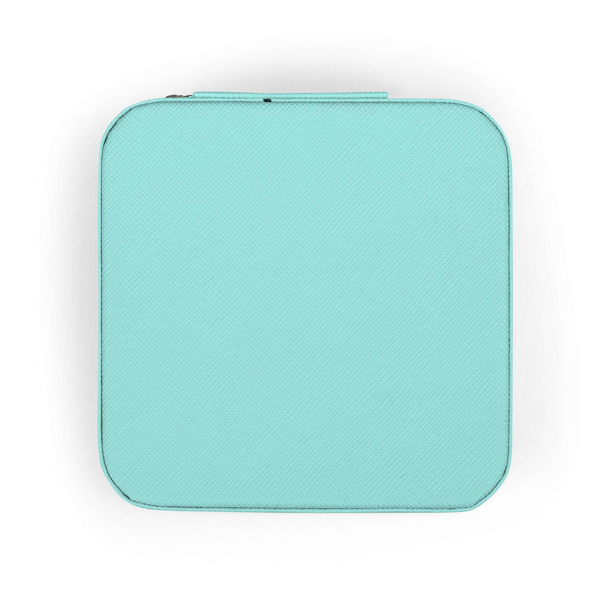 Light blue pouch on a white background
