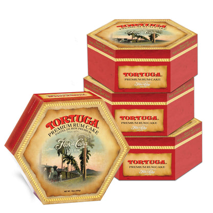 TORTUGA Provenance Rum Cake Variety Pack – 4 oz. - 6 Pack - The Perfect Premium Gourmet Gift for Stocking Stuffers, Gift Baskets, and Christmas Gifts - Great Mini Cakes for Delivery