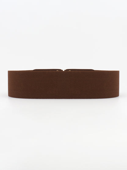Brown belt on a white background