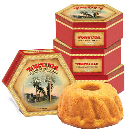 TORTUGA Provenance Rum Cake Variety Pack – 4 oz. - 6 Pack - The Perfect Premium Gourmet Gift for Stocking Stuffers, Gift Baskets, and Christmas Gifts - Great Mini Cakes for Delivery