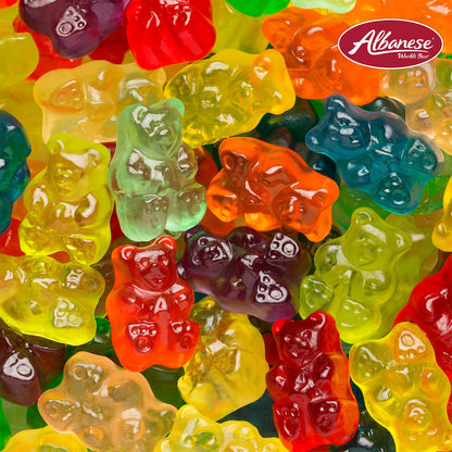 Albanese World's Best 12 Flavor Gummi Bears, 5lbs of Candy, Soft & Chewy Candy Snack, Fruity Flavor Assortment