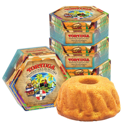 TORTUGA Provenance Rum Cake Variety Pack – 4 oz. - 6 Pack - The Perfect Premium Gourmet Gift for Stocking Stuffers, Gift Baskets, and Christmas Gifts - Great Mini Cakes for Delivery