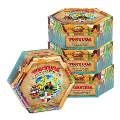 TORTUGA Provenance Rum Cake Variety Pack – 4 oz. - 6 Pack - The Perfect Premium Gourmet Gift for Stocking Stuffers, Gift Baskets, and Christmas Gifts - Great Mini Cakes for Delivery