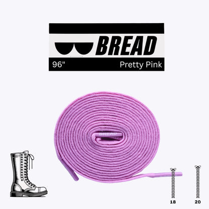 Pretty Pink Shoe Laces from Bread
