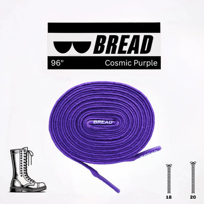 Cosmic Purple Shoe Laces from Bread