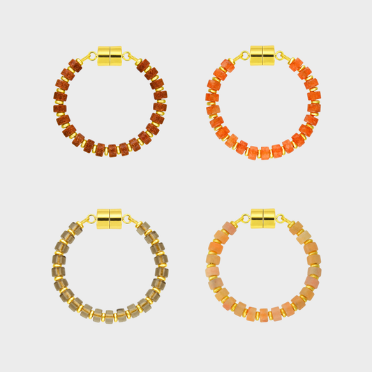 Autumn Ember Wine Charms Set