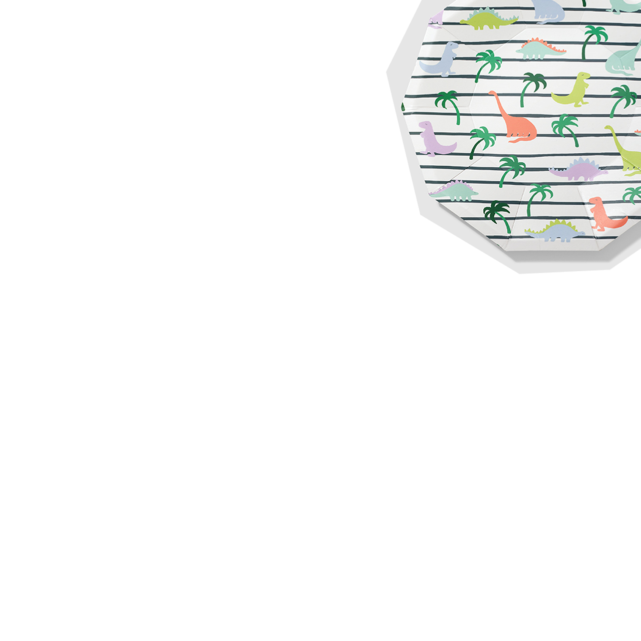 Dino-mite Small Paper Plates (10 per pack)