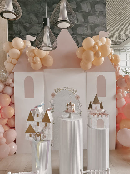 🏰 Enchanted Castle Piñata – Handmade Princess Party Decoration, Candy Holder